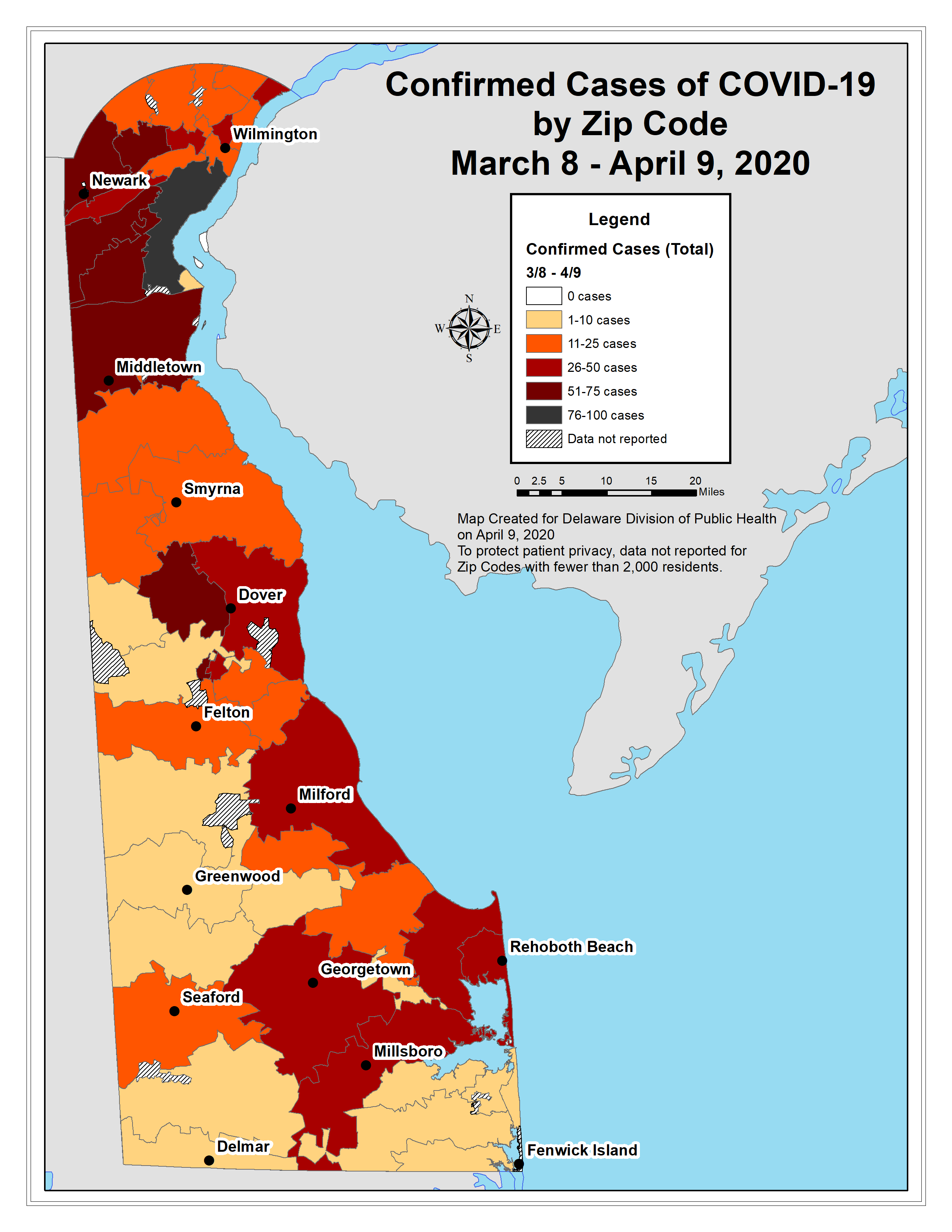 Latest Data Delaware's Coronavirus Official Website