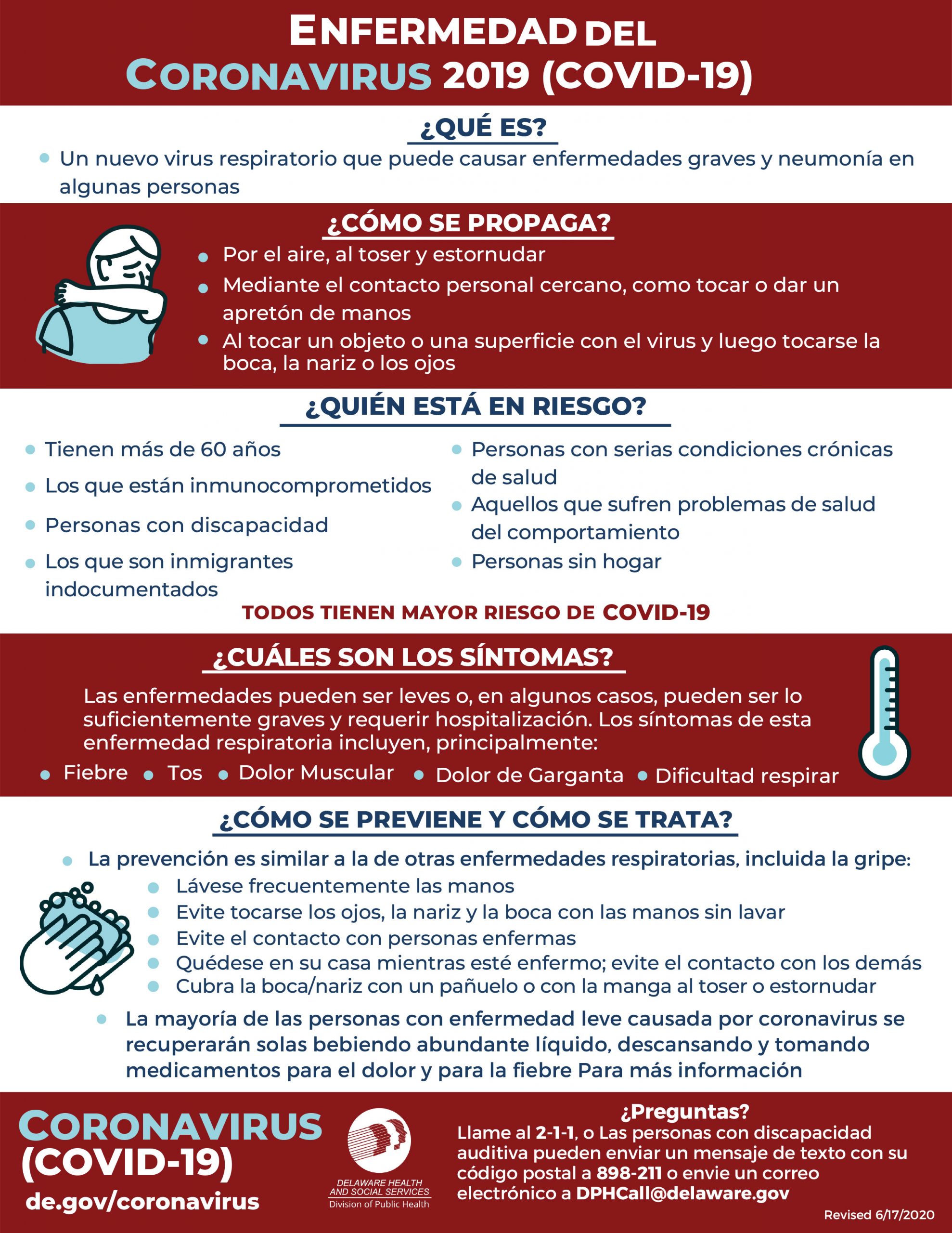 Resources in Spanish - Delaware's Coronavirus Official Website