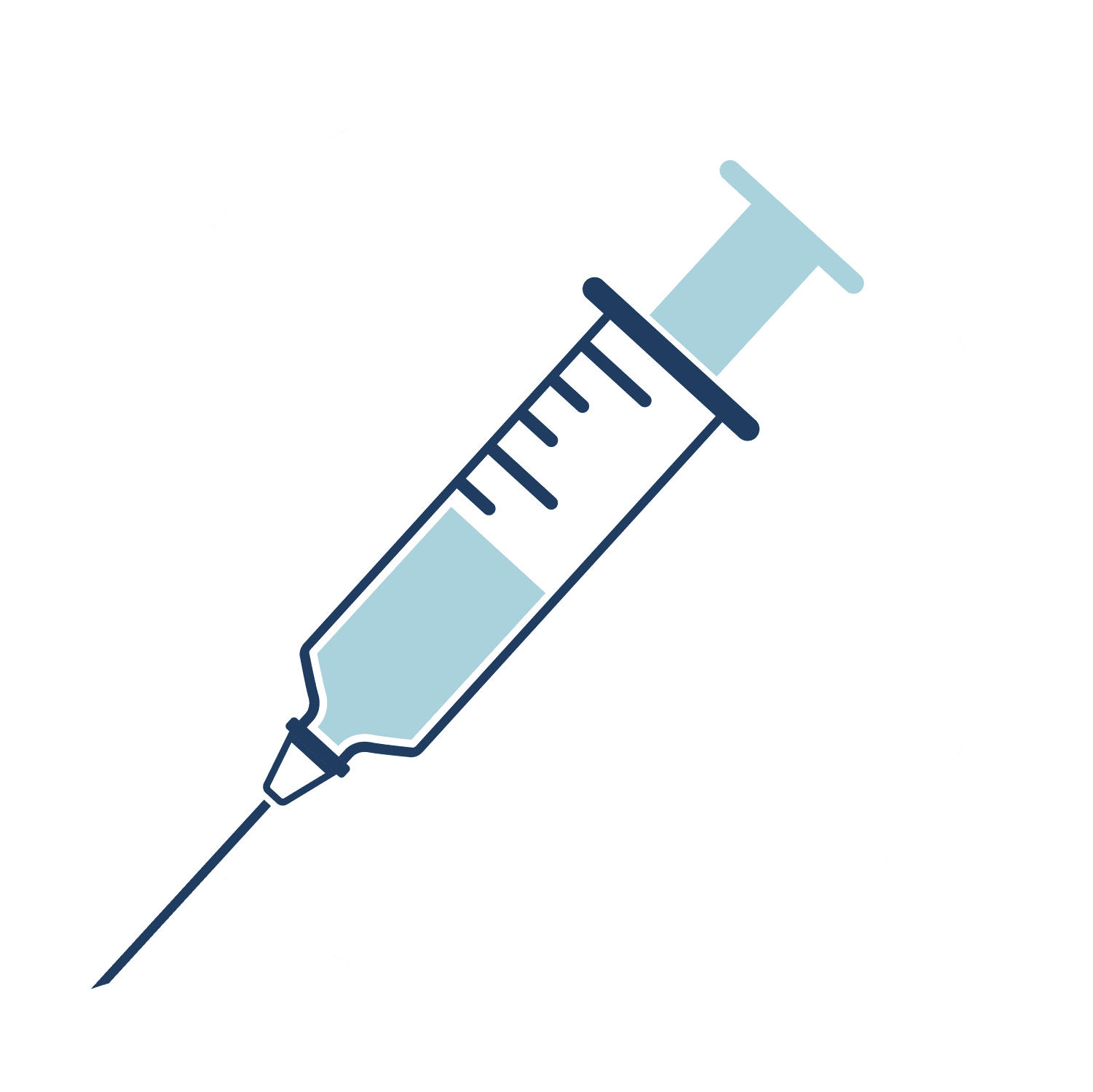 COVID-19 vaccine needle